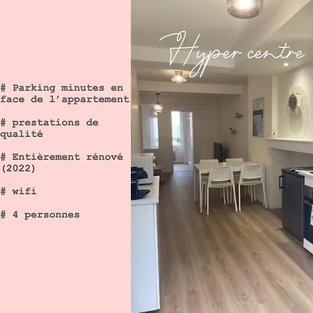 Apartmán St Desire Apprt Cocon Au Coeur Du Centre Historique *